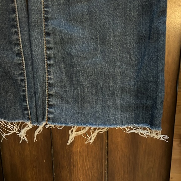 Daze crop-boot raw hem highrise shy girl jeans! - Picture 4 of 9